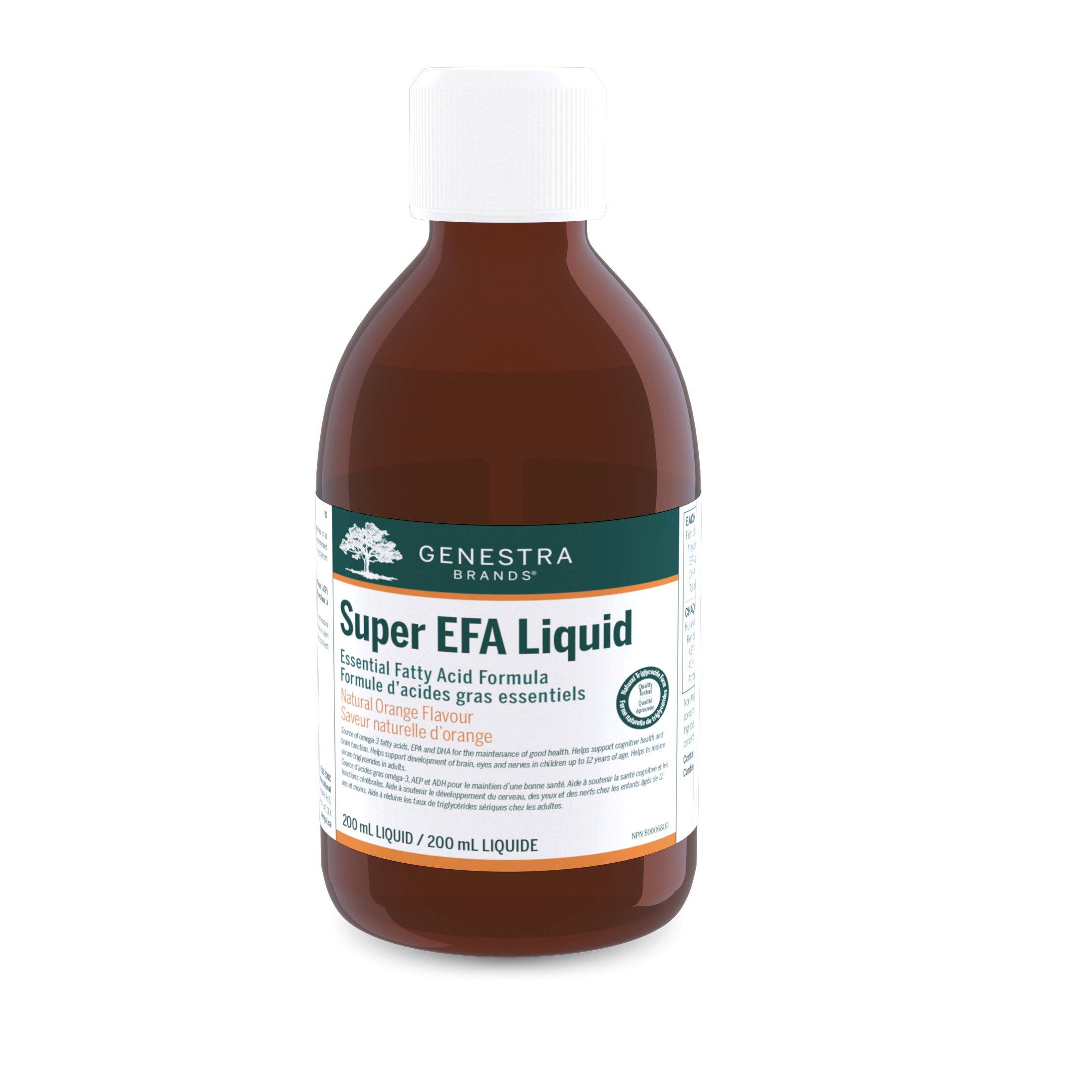 Super EFA Liquide - Formule d'Omega-3 - Genestra Brands - ml - Orange